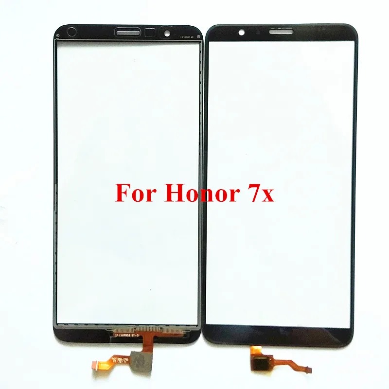 

10x Touch Screen Glass For Huawei Honor 7X 5.93'' Touch Screen Front Glass Digitizer Panel Lens Sensor