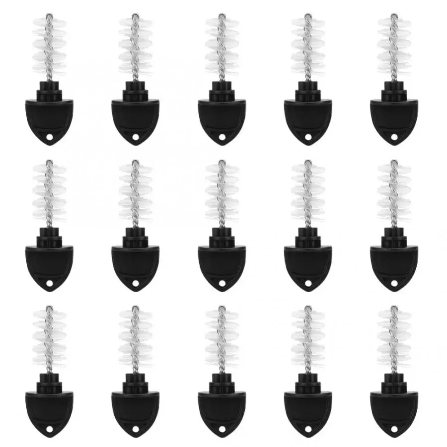 15Pcs Beer Tap Plug Brush Faucet Cleaner Nylon Cleaning Brush Home Brew Accessories Wine Brews Beer Brewing Cleaning Tools