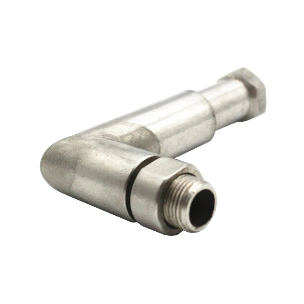 

201/304 Stainless Steel Optional O2 Oxygen Sensor Angled Extender Spacer 90 Degree 02 Bung Extension M18 X 1.5