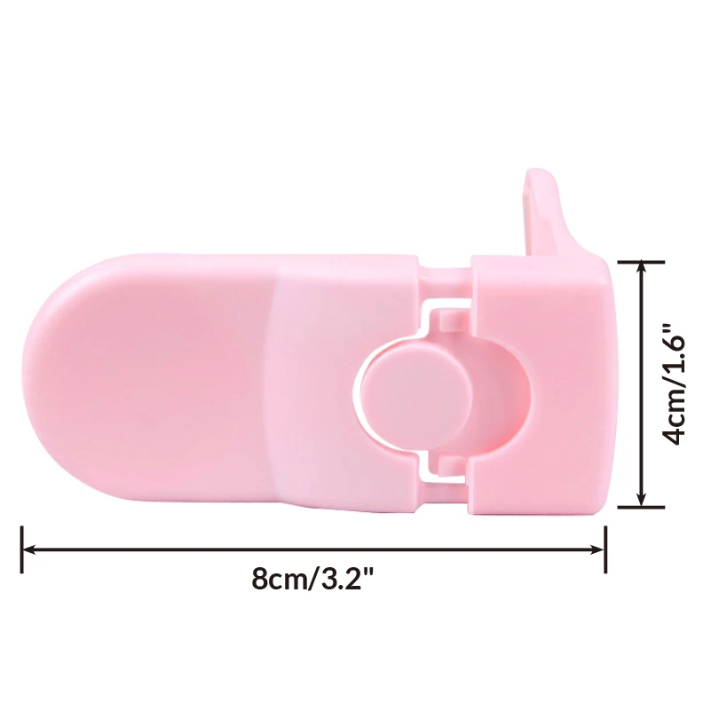 Пластиковый замок для безопасности детей 4 шт./лот двойные защелки прямоугольный