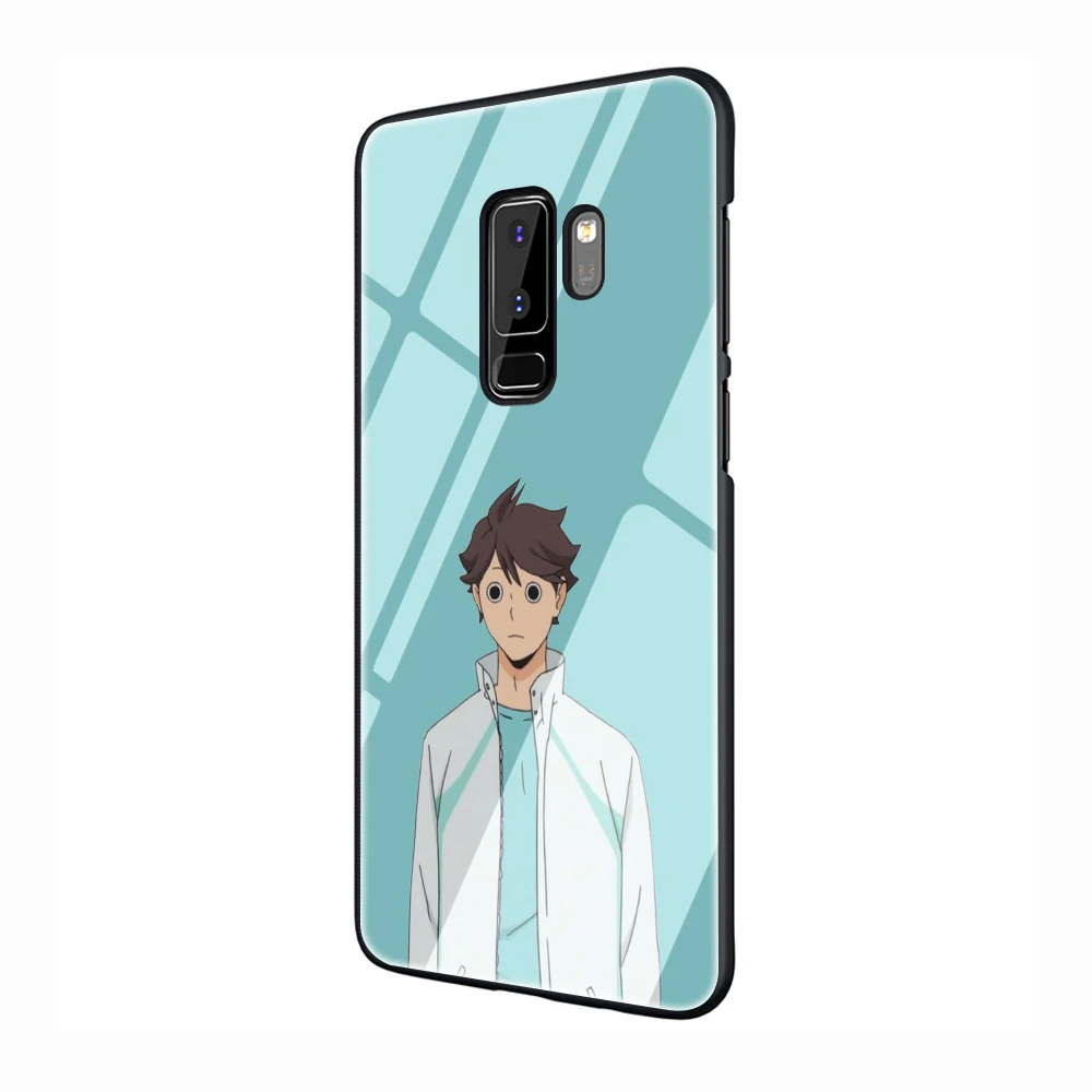 EWAU Oikawa Tooru Haikyuu! Чехол из закаленного стекла для телефона для samsung S7, 8, 9, 10, 8, 9, 10, плюс A10 20 30 40 50 60 70 - Цвет: G5
