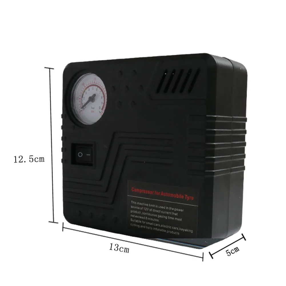 Шины 120W надувной насос прочный 19 цилиндры, АБС-пластик, автомобильный универсальный указатель Электрический воздушный мини-компрессор 12V Портативный