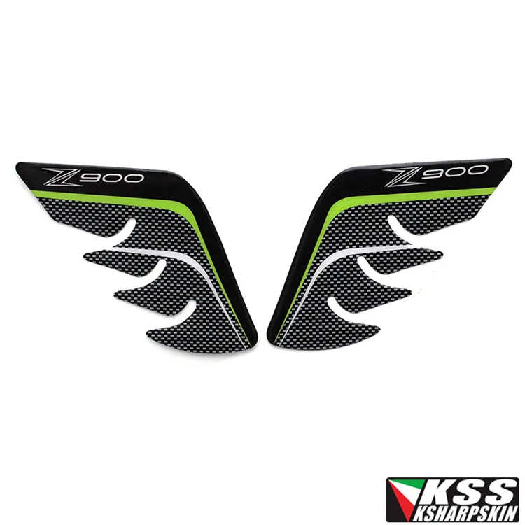 Темно-серый Аксессуары для мотоциклов 3D Z900 Real Tanque Pad Adesivo Decalque Emblema Encaixa Para Kawasaki - Цвет: Темно-серый