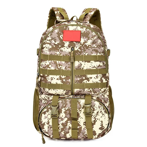55Л вместительный тактический армейский мужской военный рюкзак, водонепроницаемый уличный спортивный рюкзак для альпинизма, туризма, кемпинга, охоты, 3D рюкзак, сумка - Цвет: Desert digital