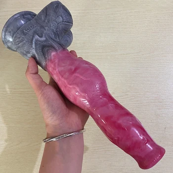 Huge Wolf Dildo Animal Dog Dildo Anal Plug Anus Massager Sex Toys For Women Lesbian Masturbator Sex Shop Prostate Stimulation 3