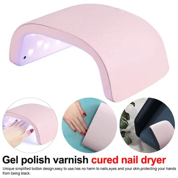 

Pink Blue 48W UV LED Nail Lamp Nail Light Gel Polish Varnish Cured Professional Nail Dryer