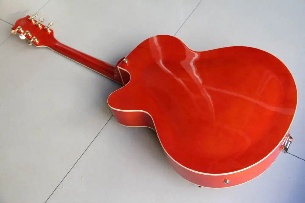 Оптовая продажа гитар Джаз гитара Новый Gretschmodel 6120 электрогитара в оранжевом
