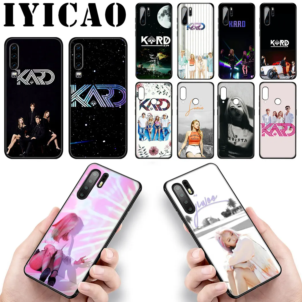 IYICAO K.A.R.D Мягкий силиконовый чехол для huawei P Smart Z P30 P20 P10 P9 Lite Pro Чехол телефона |