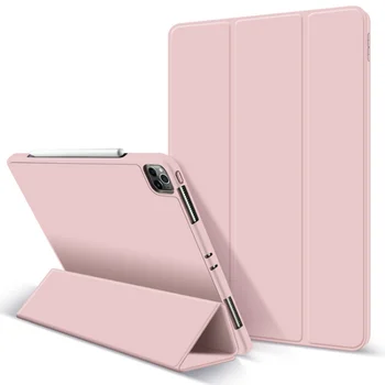 

MGECD Case for iPad Pro 11 12.9 Pro 11 2020 Case 2018 Multi-Fold PU Leather Smart Cover Case for iPad Pro 11 2020 Funda Capa PVC