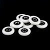 8 Pcs Shower Door Runner Rollers Wheels Pulleys Replacement Parts 23mm Diameter 2