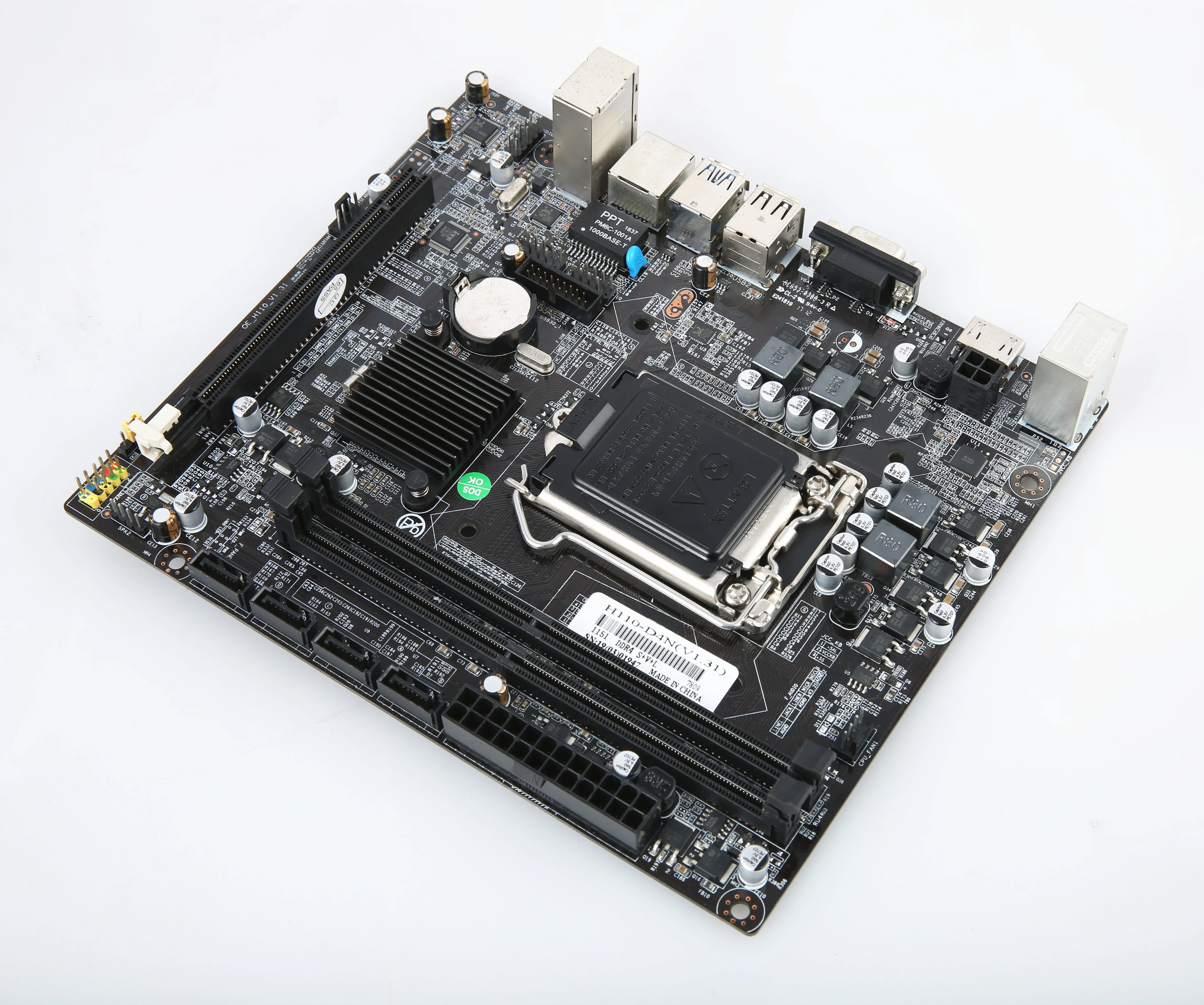 PCWINMAX Intel материнская плата H110 двойная Память DDR4 LGA1151 поддержка i7 процессор