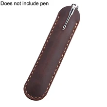 Ручной работы из натуральной кожи пенал для ручек из воловьей кожи фонтан для путешествий Журнал Винтаж Ретро стиль аксессуары