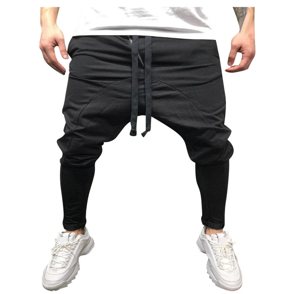 A Брюки мужские повседневные штаны спортивные штаны хип-хоп pantalon homme тактические Модные Повседневные Удобные мужские на шнуровке новые штаны Z4 - Цвет: A