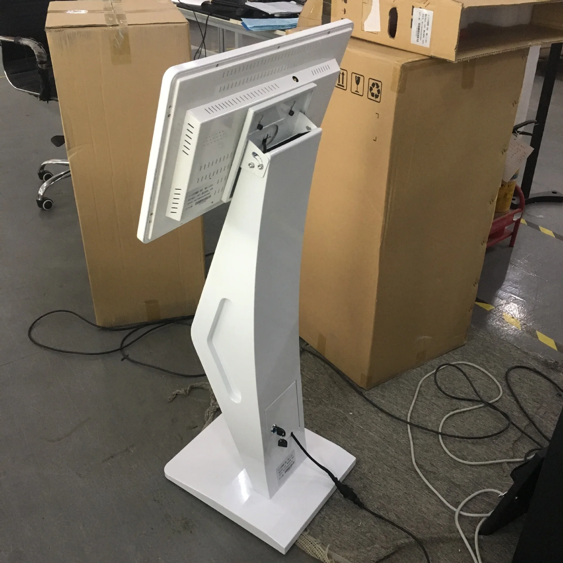 US $551.00 215 inch multimedia selfservice touch screen inquiry AIO tablet Horizontal lcd display shopping mall guide digital signage
