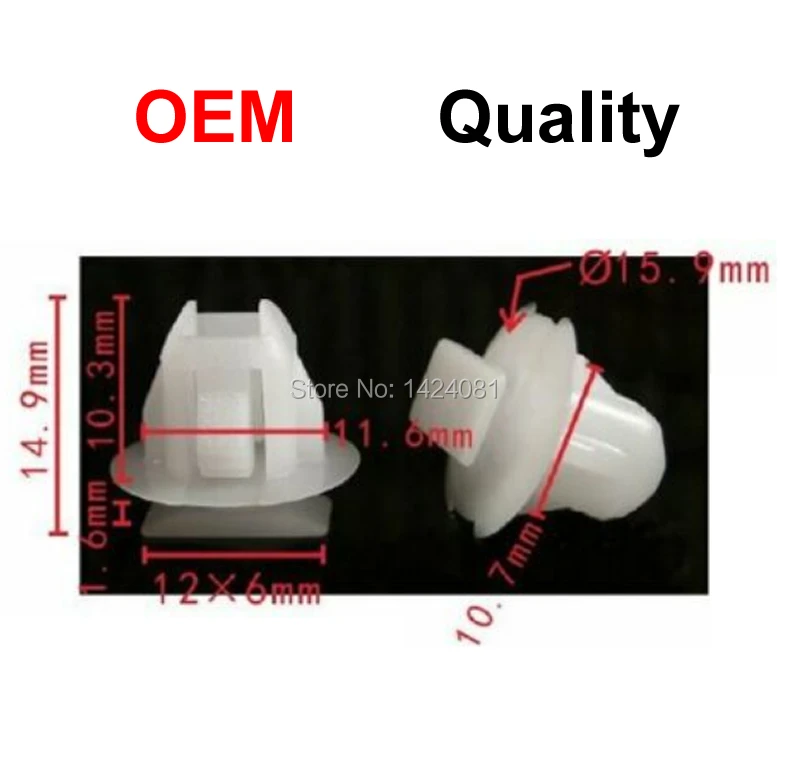 OEM качество 100x / 500x 76882JG00A открытие колеса молдинг Зажим для Nissan | Автомобили и