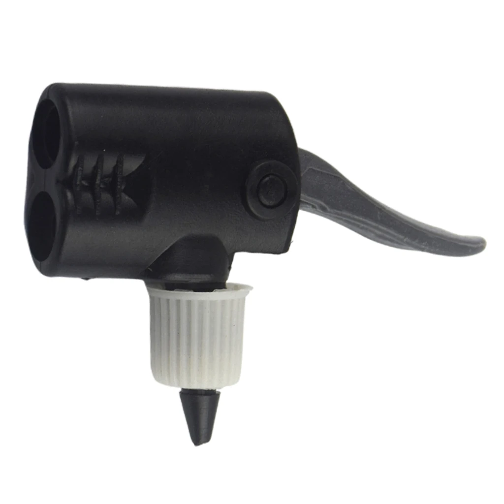 Nylon Pump Dual Head Bike Hand Floor Pumps Schrader Presta Valve Adapter Adaptor