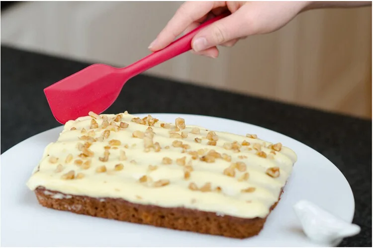 Manufacturers Wholesale Three-piece Silicon Scraper Cake Butter Knife Blade Batter Stirring Knife Baking Tool