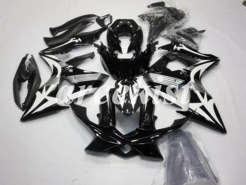 ABS Обтекатели комплект подходит для suzuki GSX-R1000 K9 2009 2010 2011 2012 2013 09, 10, 11, 12, 13, 14, 15, 16 лет корпус черного цвета