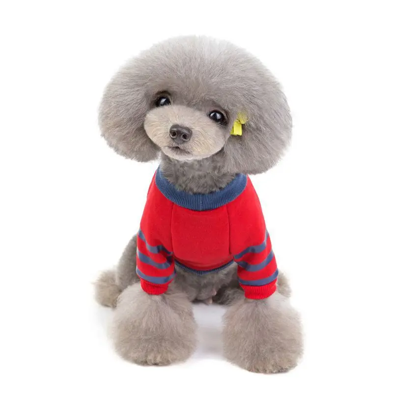 Autumn Winter Dog Clothes Warm Sweatshirt Pet Jacket Coat Puppy Christmas Clothing Hoodie for Small Medium Dogs Yorkshire Outfit