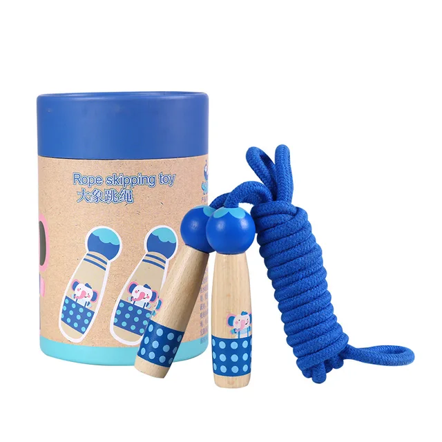 US $9.29 Cartoon Animal Wood Cute Handle Children Outdoor Fitness Entertainment Exercise Sports Soft Jump Ro