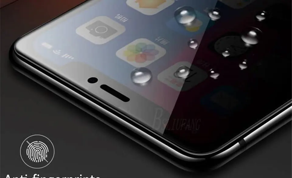 BSLIUFANG антишпионское закаленное стекло для iPhone X XS Max XR защита экрана конфиденциальности Защитная стеклянная пленка для iPhone 6 7 8 Plus