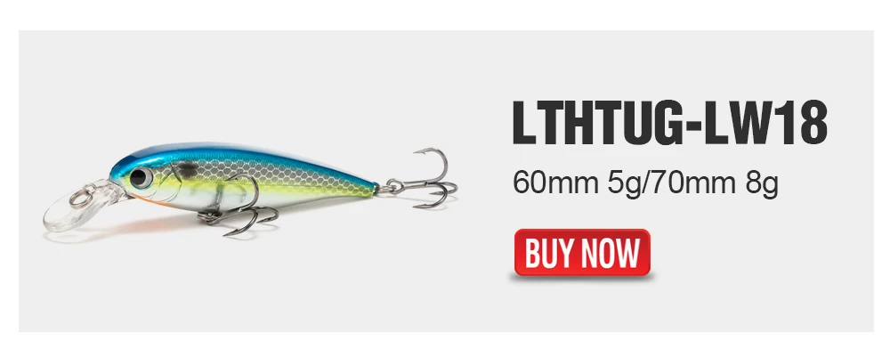 Description Picture 2 of itemNEW LTHTUG Japanese Design Pesca Wobbling Fishing Lure 63mm 7.5g Sinking Minnow Isca Artificial Baits For Bass Perch Pike Trout
