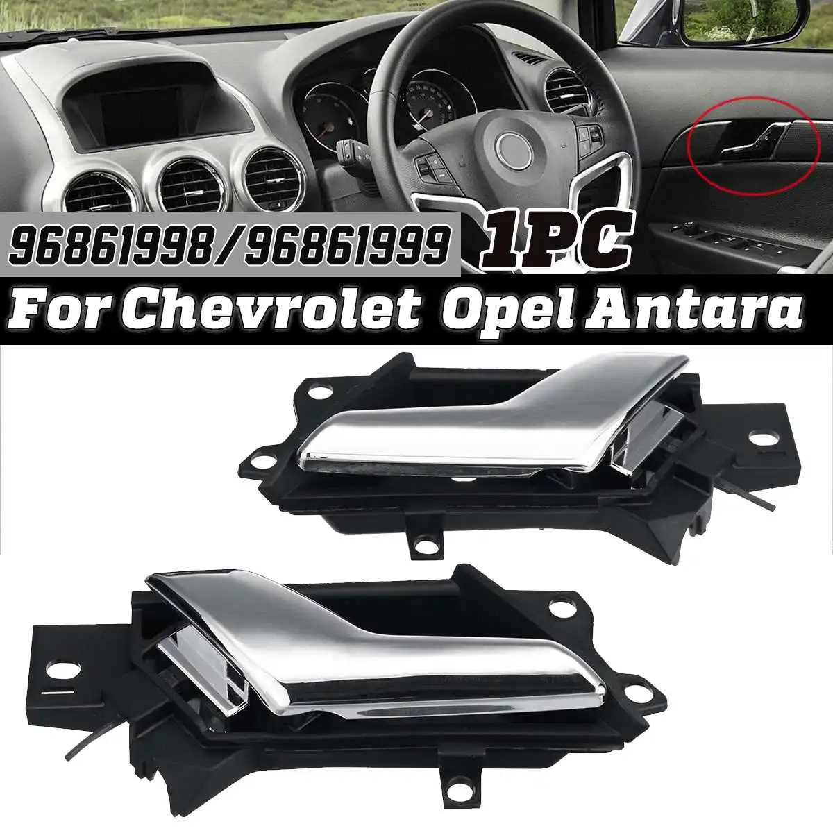 Front Left Right Car Interior Door Handles Inside 96861998 96861999 for