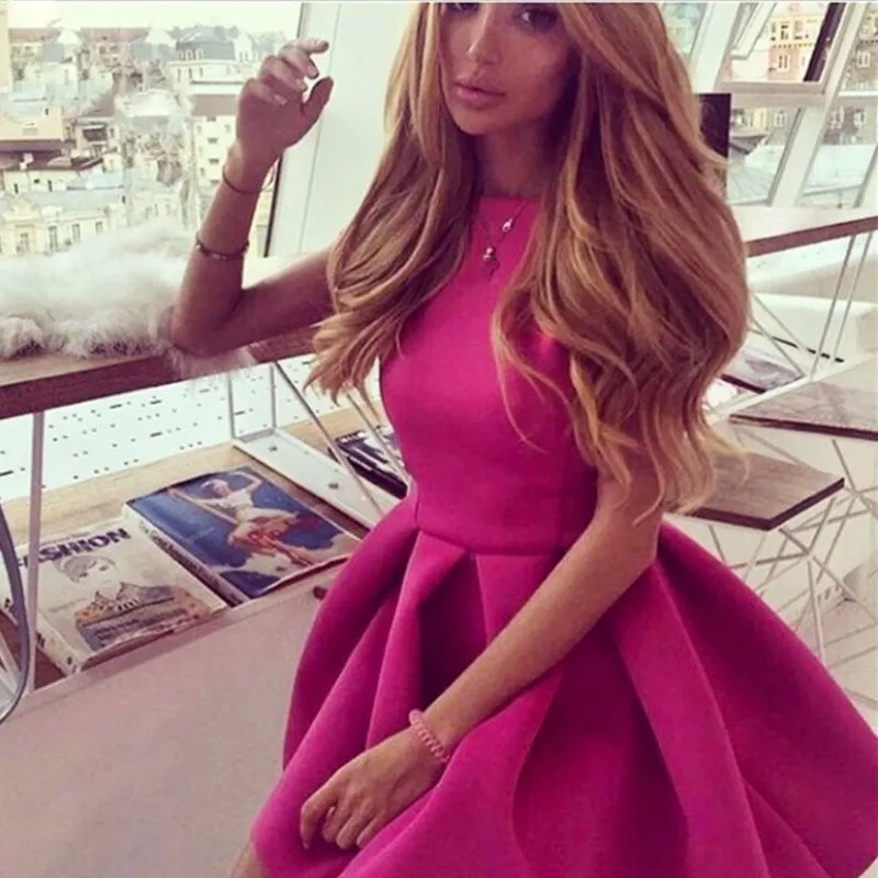 

2019 Summer Party Dresses Casual Princess Open Back Bow Backless Mini Dresses Autumn A-Line Women Dresses Vestidos Robes