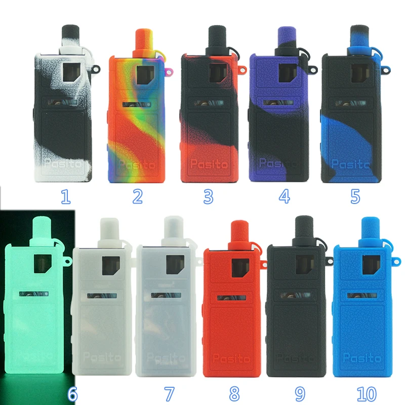

Vape kit case Protective silicone case for Smoant Pasito Vape Pod 1100mAh Kit Electronic Cigarette Products