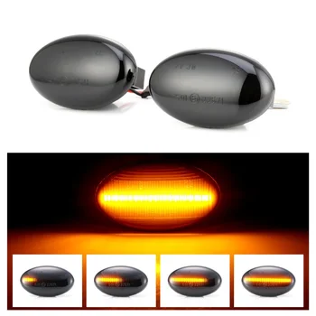 

2pcs Dynamic LED Car Side Marker Lights Repeater Signal Lights For Mercedes Benz Smart W450 W452 A-Class W168 Vito W639 W447