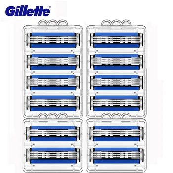 

Gillette Vector 3 Shaving Razor Blades 3 Layer Shave Shaver Shaving Blades Safety Razor 12pcs Straight Razor Blades