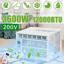 3600 Вт Настольный кондиционер AC220-240V24-hour таймер холодного использования с пультом дистанционного управления светодиодный пульт 12000BTU Pet air conditione