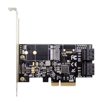 

JMB585 PCI-E X4 M.2 Key B NVMe SSD Expansion Card NGFF SSD Adapter Card for Laptop PC