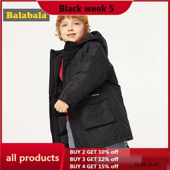 

Boys down jacket children's winter fashion outwear windbreak long coat