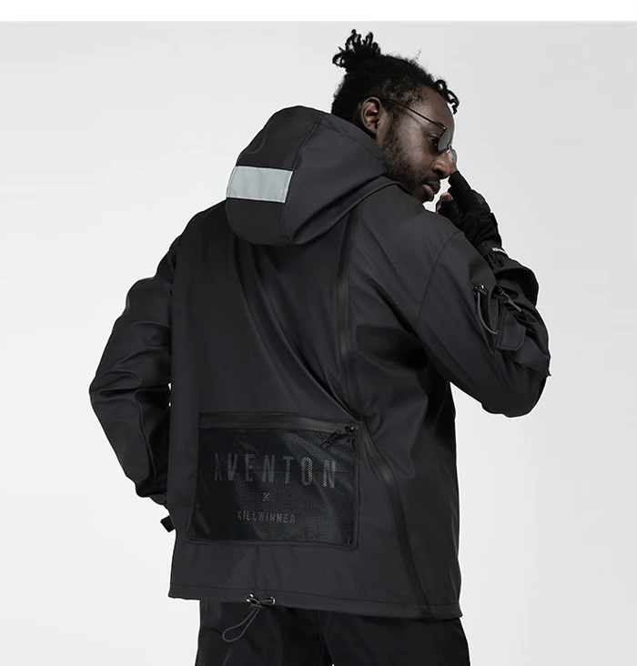 11 BYBB'S DARK Multi Pockets Cargo Jackets Men Windbreaker 2020 Hip Hop Streetwear Outdoor Techwear Jackets Harajuku Cargo Coats