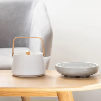 

Three-gear intelligent operation kettle electric ceramic stove tea maker no fan back cover structure household small ceramic tea