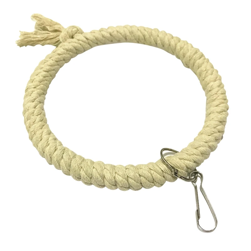 Encantadora soga para cotorra Swing Barra de pie pájaro mascota masticar escalada juguete soporte pájaro para morder juguete escalada escalera escalada anillo zh1