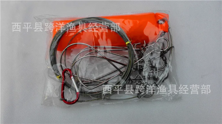 

Fishing Gear Fish Finder 5 M Steel Wire Hardcover Link Failure with Floor Outlet Handle 5 PCs Lock