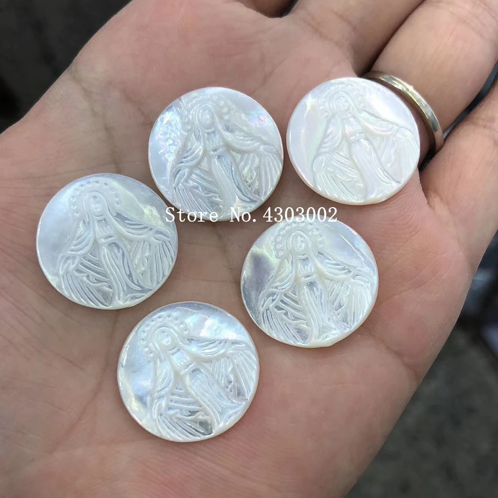 

50pcs/lot Natural Round Lady of Grace Mother of Pearl Shell Beads Round Grace Pearl Shell MOP for DIY Jewelry