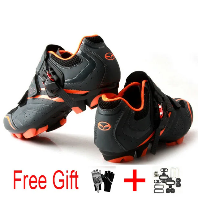 as picture Велосипедная обувь Tiebao SPD Cleat Мужская теплая обувь для горного велосипеда гоночная самоблокирующаяся дышащая Спортивная обувь для езды на велосипеде chaussure - Цвет: as picture