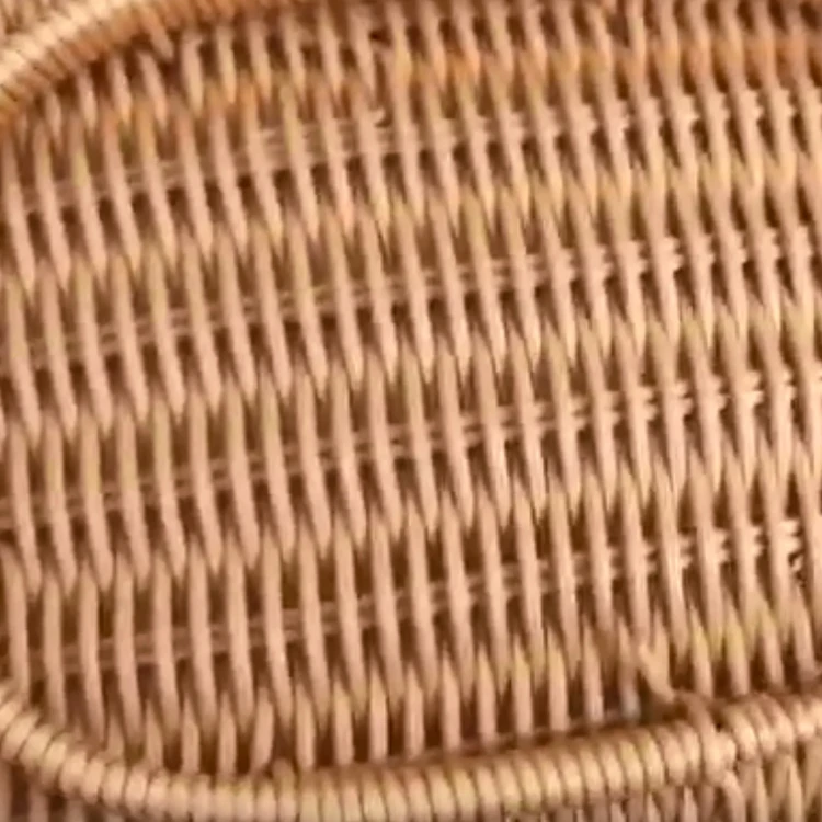 Handmade Bamboo Elephant Wicker Picnic Basket Food Bread Camping Picnic Basket Bamboo Fruit Storage Basket 6