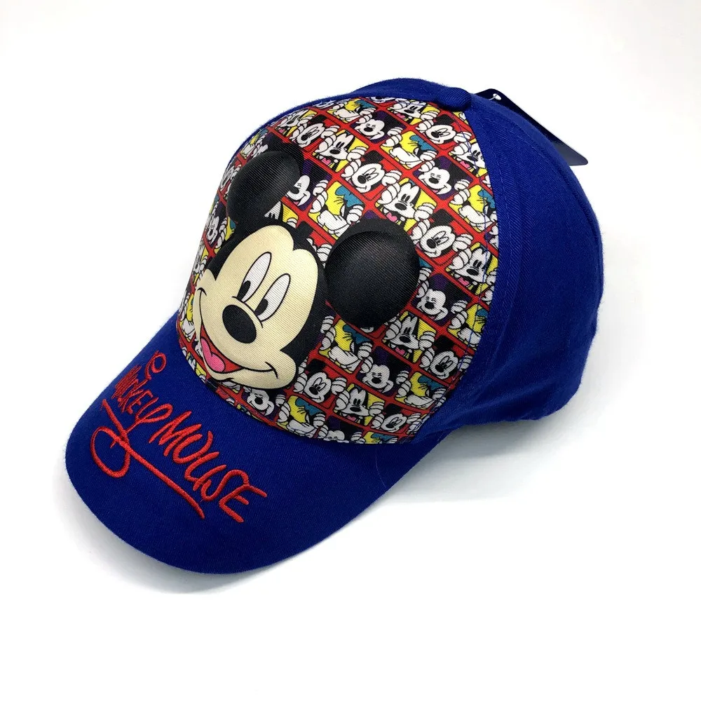 3D уши Микки детская Солнцезащитная Шляпка женская детская Snapback летняя кепка-бейсболка детская шапка для мальчиков и девочек Осенняя шапочка-бини шляпа-ведро s вечерние шапки