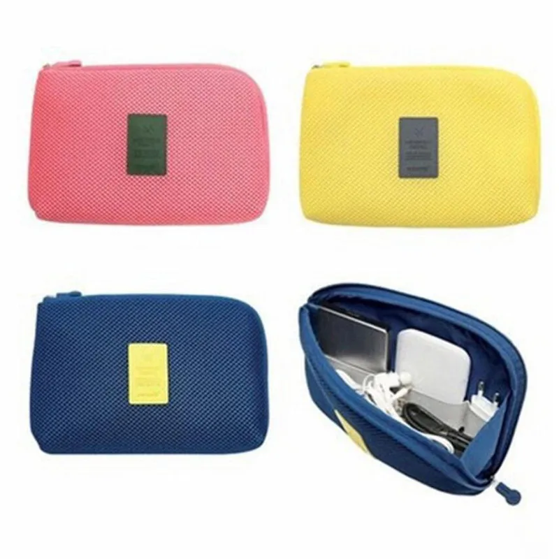 Travel Accessory Cable Bag Portable Digital USB Electronic Organizer Gadget Case Cellphone Charge Mobile Charger Holder | Багаж и сумки