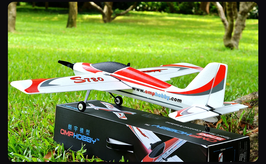 OMPHOBBY S720 718 мм размах крыльев 3D Спорт RC Самолет-RTF готов к полету