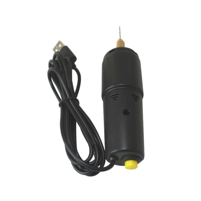 Electric Drills Mini Engrave Tools Portable Handheld Micro USB Jewelry Hand Drill with 3pc Bits DC 5V for Making DIY Wood Craft black