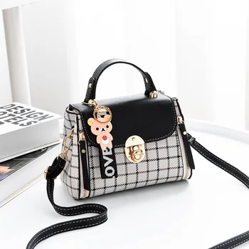 

2020 New Women Handbag Purses Fashion Casual Plaid Chain Shoulder Messenger Bag Famous Classic Brand Designer Crossbody Bag