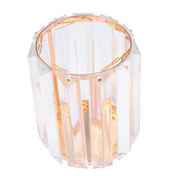 

1PC Pen Container Durable Portable Creative Exquisite Crystal Storage Container Office Supplies Pen Container for Classroom Dres