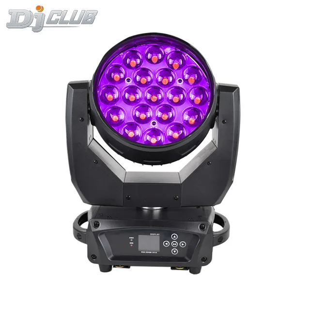 $US $230.00 Ring Control Martin Mac Aura Zoom Lyre 19X15W Led Moving Head Wash Light RGBW 4In1 Mobile Beam Dmx Stage Light For DJ Bar