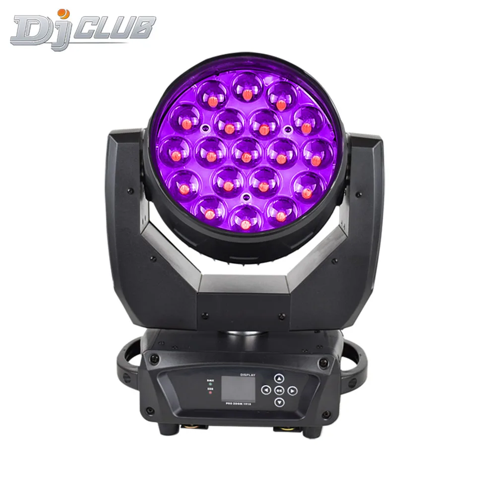 

Ring Control Martin Mac Aura Zoom Lyre 19X15W Led Moving Head Wash Light Rgbw 4In1 Led Moving Head Beam Dmx Stage Light