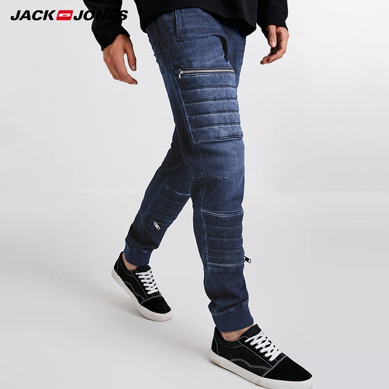comprador enaguas Contribuir Jack Jones pantalones vaqueros para hombre, jeans de corte slim oscuro,  primavera y verano, 218332556|Pantalones vaqueros| - AliExpress